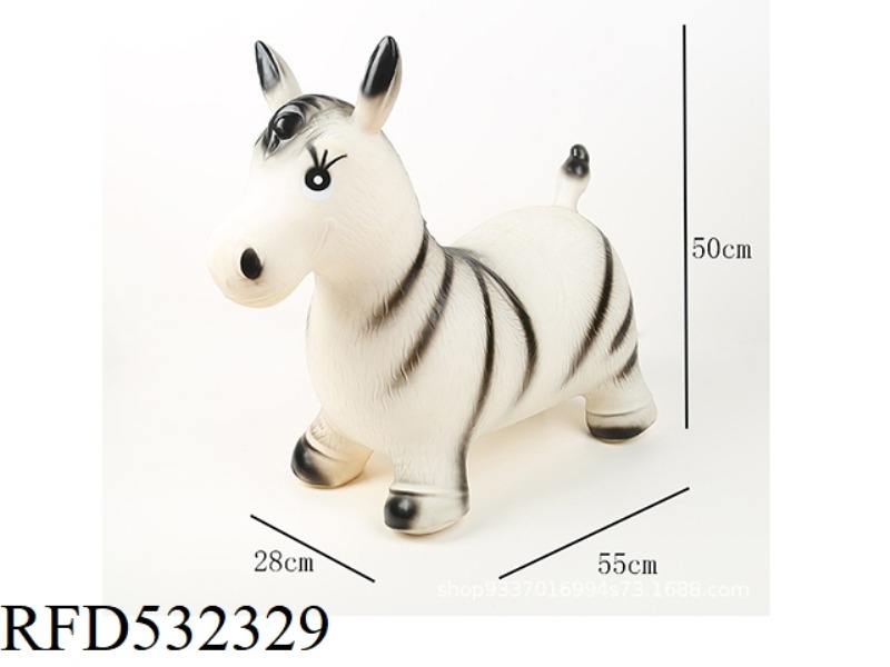 LARGE INFLATABLE JUMPING ZEBRA