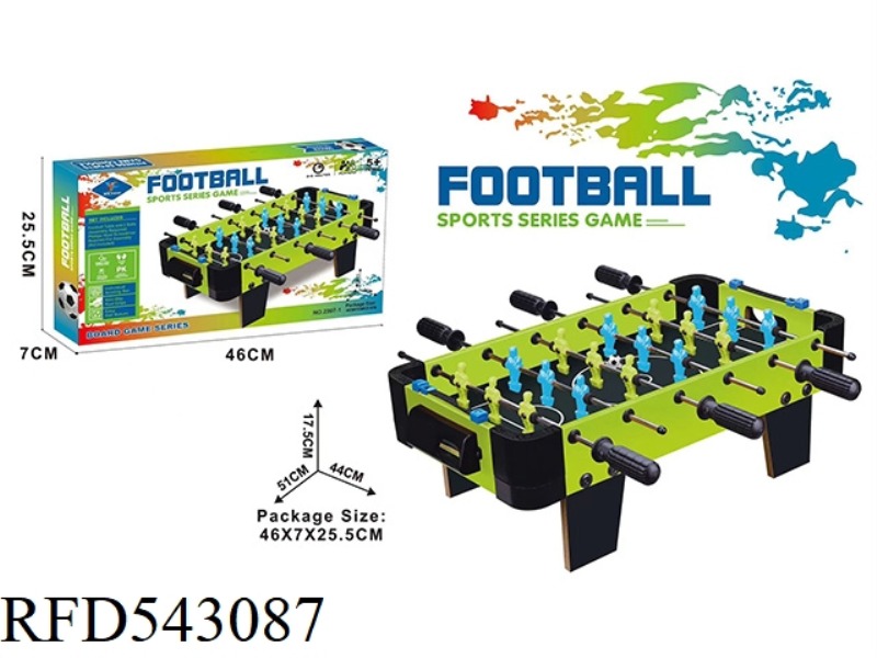 WOODEN FOOTBALL TABLE WITH FEET