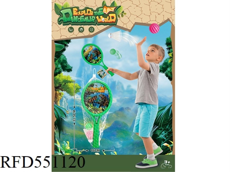 DINOSAUR LITTLE OVAL RACQUET