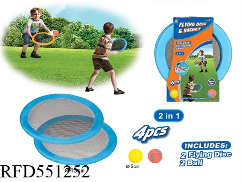 2-IN-1 FRISBEE RACKET