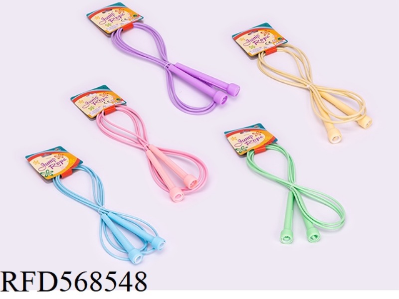 SOLID HOSE SKIPPING ROPE 5-COLOR MIXED