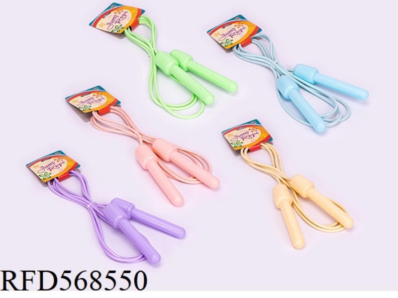 SOLID HOSE SKIPPING ROPE 5-COLOR MIXED