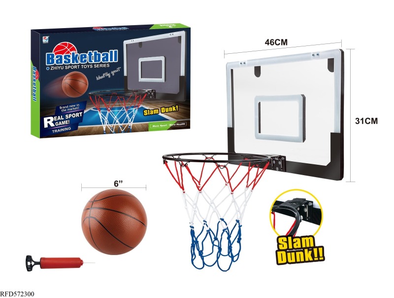 SIMULATION TRANSPARENT BASKETBALL BOARD (SMALL)