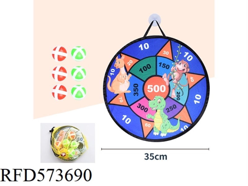 FOLDING STICKY BALL TARGET 35CM