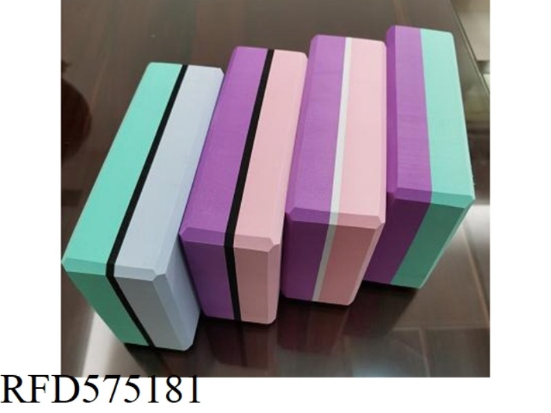 LAMINATED 200G YOGA BLOCK