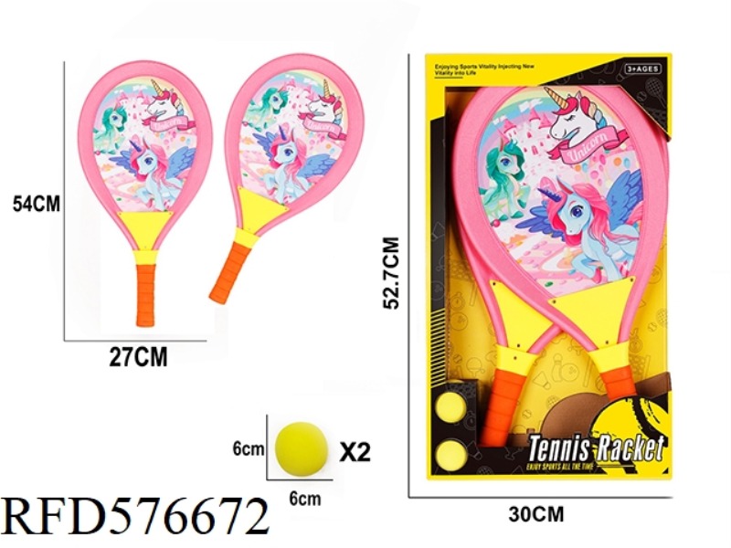 21 INCH CLOTH TENNIS RACKET (UNICORN THEME)