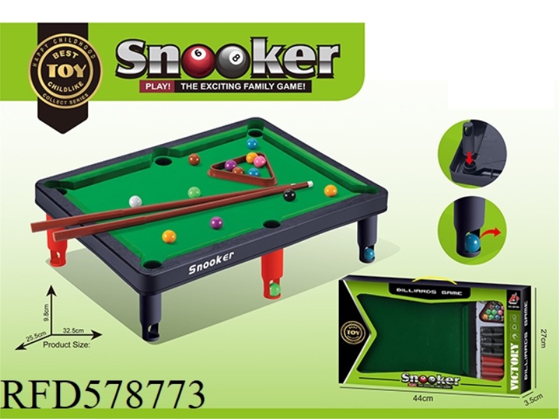 FLOCKED BILLIARD SET