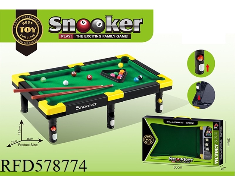 FLOCKED BILLIARD SET
