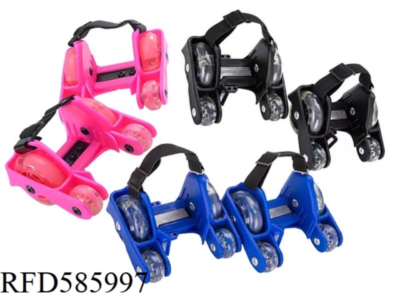 ROLLER SKATE COVER FOUR WHEELS WITH FLINT LIGHTS