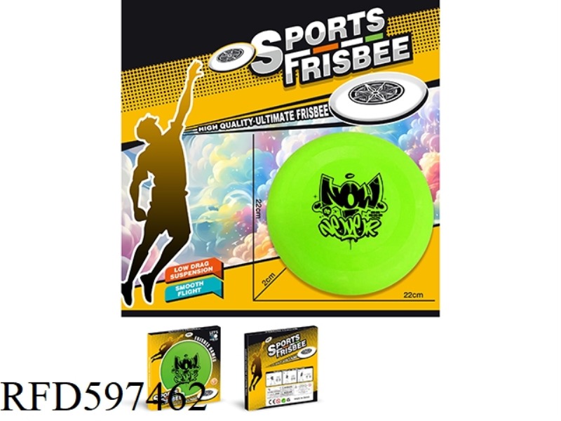 TPR22CM (GREEN GRAFFITI) FRISBEE