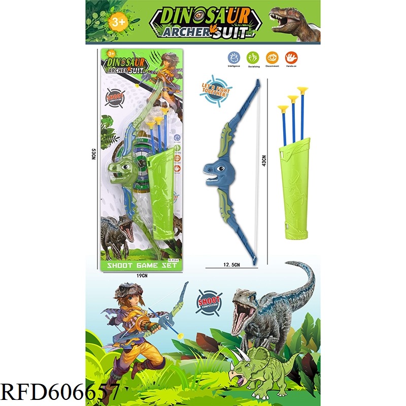 DINOSAUR BOW AND ARROW BARREL