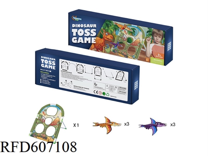 BEANBAG THROWING GAME - DINOSAUR THEME