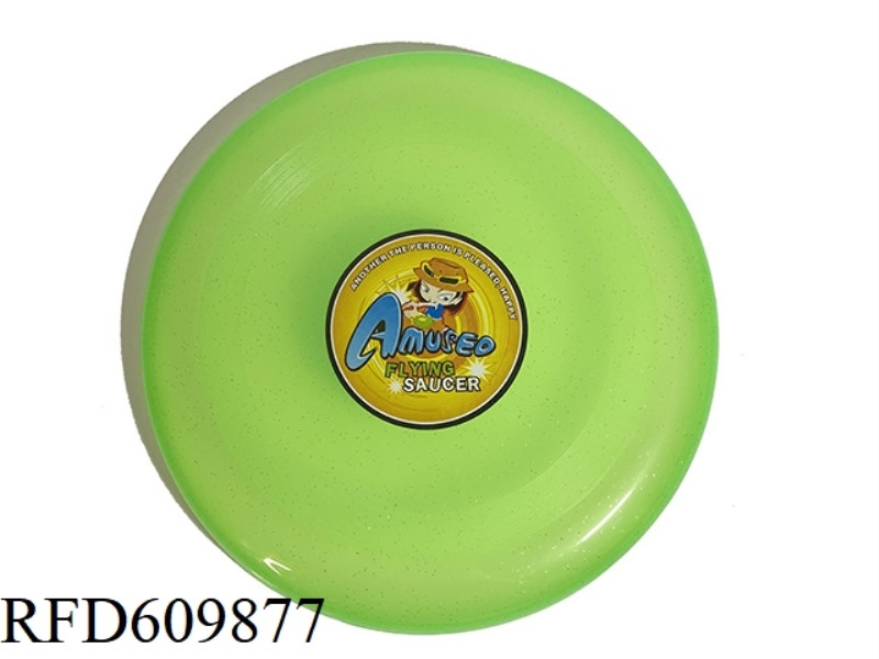 9.5 INCH SILVER DOT FRISBEE