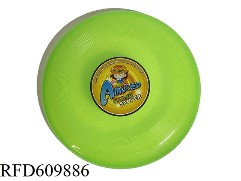 9 INCH SILVER DOT FRISBEE