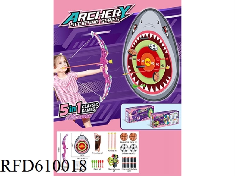 LIGHT ARROW SHARK TARGET (PINK)