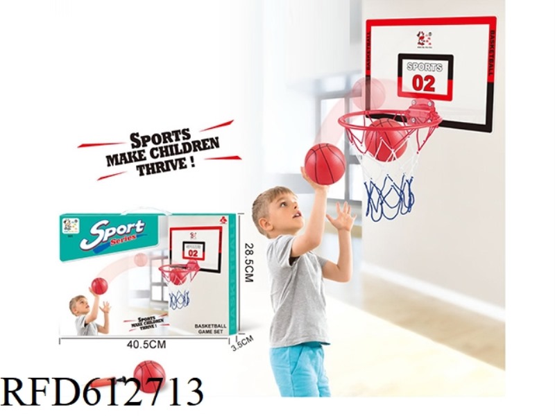 TRANSPARENT WALL HANGING BASKETBALL BOARD