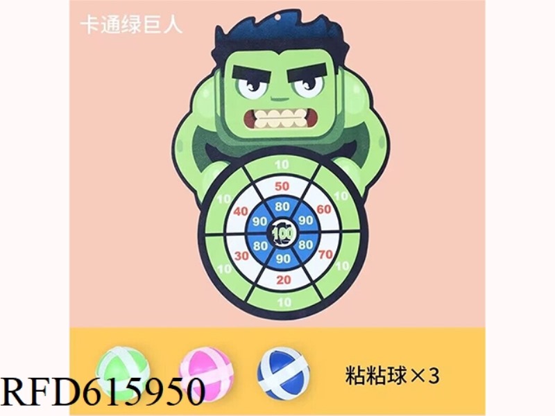 TARGET - HULK WITH 3 BALLS AND 1 HOOK