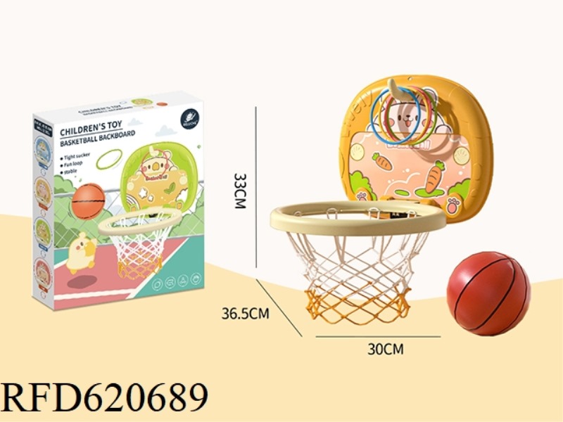 RABBIT BASKETBALL STAND (BASIC VERSION) + RINGS (1 HOOK 6 RINGS)