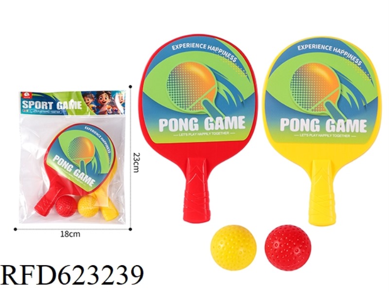 BIG TABLE TENNIS RACKET WITH 2 BALLS