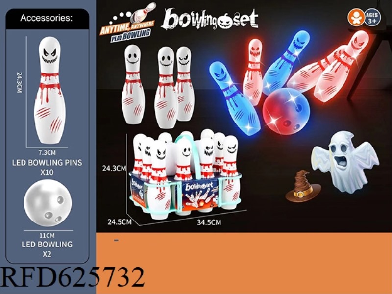 DEMON GLOW BOWLING BALL