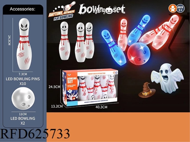 DEMON GLOW BOWLING BALL