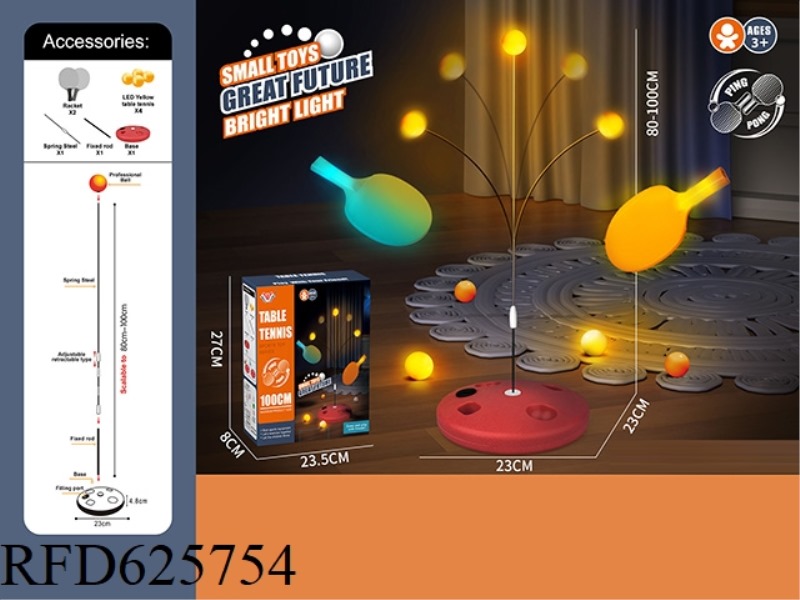 GLOWING TABLE TENNIS SET