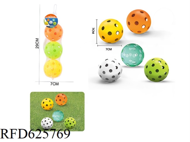 THREE PICKLEBALLS
