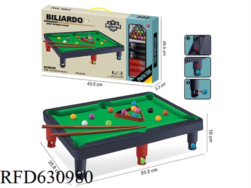 PLUSH BILLIARDS SET