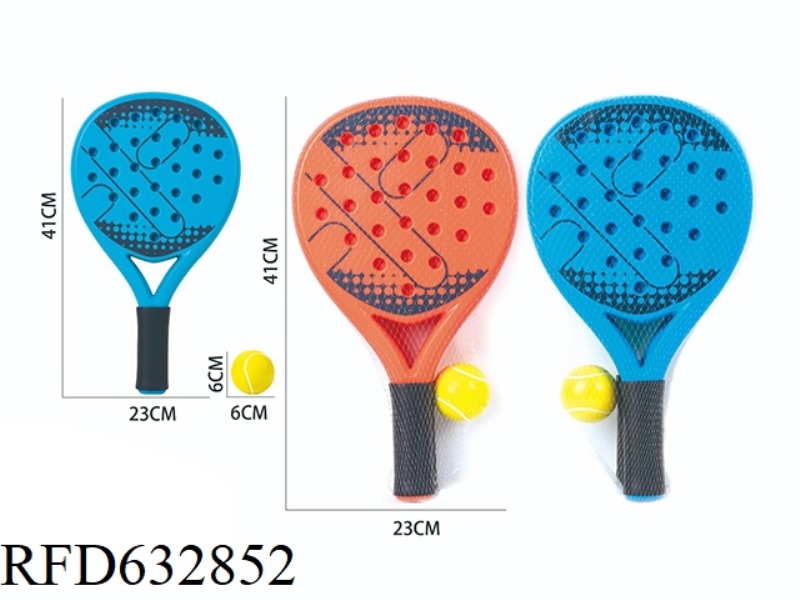 16 INCH PLASTIC HARD FACE TENNIS RACKET