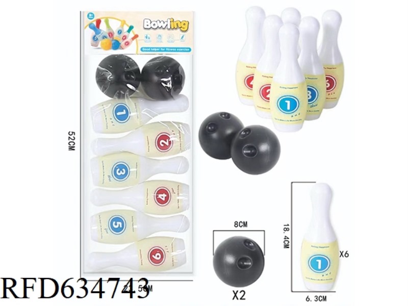 NUMBER BOWLING BALL