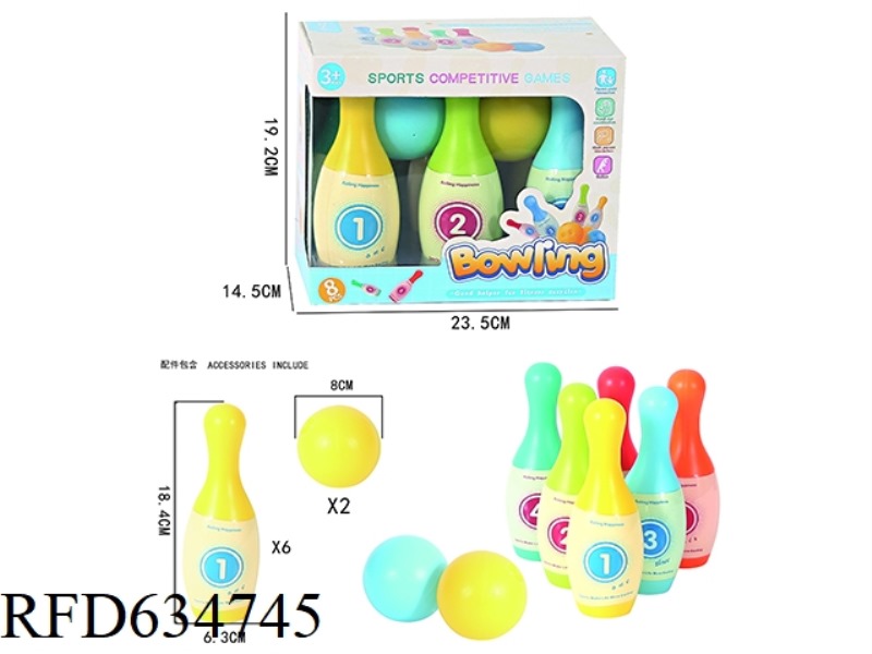 NUMBER BOWLING BALL
