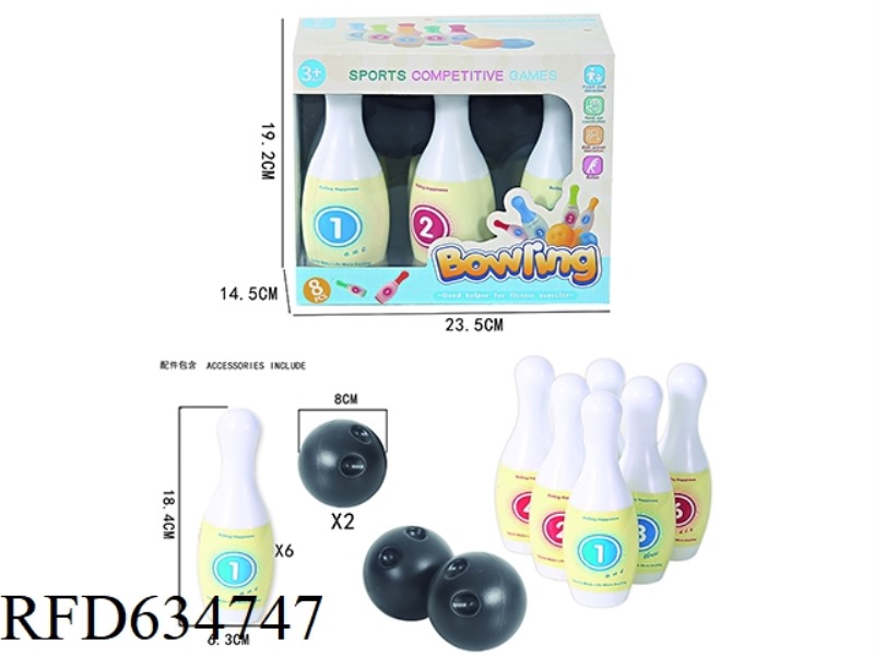 NUMBER BOWLING BALL