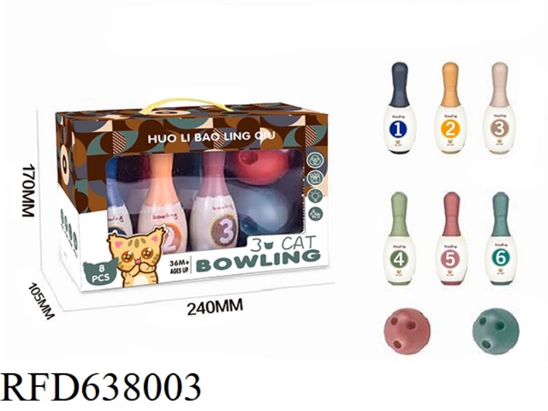TIGER-TIGER BOWLING BALL IN 15CM BOX