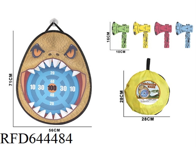 AXE THROWING TARGET (DINOSAUR)