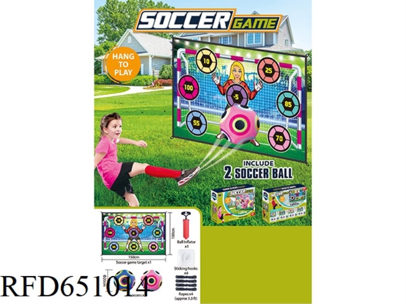 SPORTS GIRLS SOCCER CLOTH (WITH 2 BALLS)