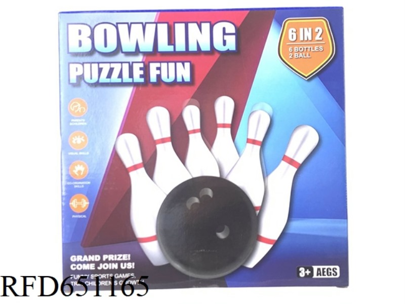 BOWLING (6 PINS +2 BALLS)