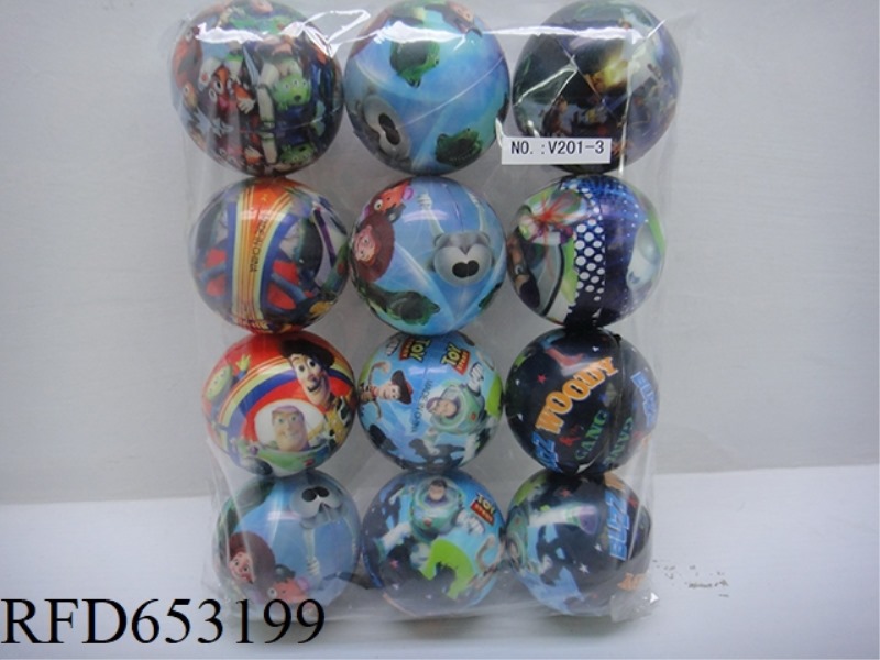 MORE THAN 12 TOY STORY 2.5-INCH PU BALLS