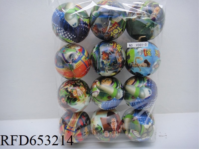 MORE THAN 12 TOY STORY 3-INCH PU BALLS