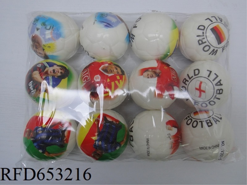 12 MORE STAR 3-INCH PU BALLS