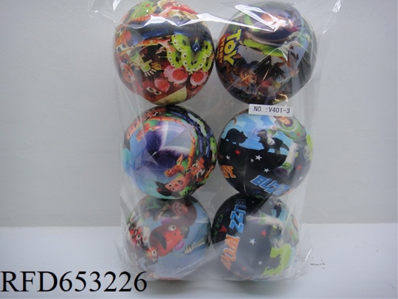 6 MORE TOYS STORY 4-INCH PU BALLS