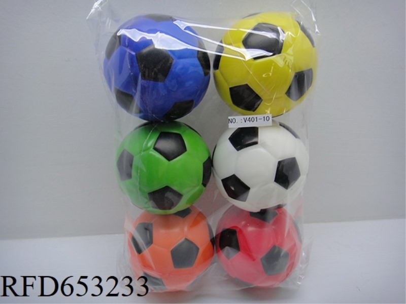 6 FOOTBALL 4-INCH PU BALLS