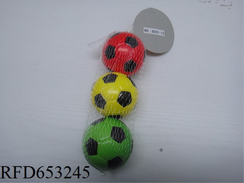 3 FOOTBALL 2.5-INCH PU BALLS
