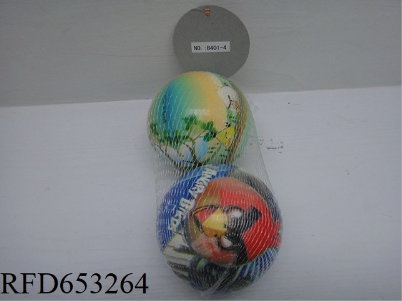 2 MORE ANGRY BIRDS 4-INCH PU BALLS