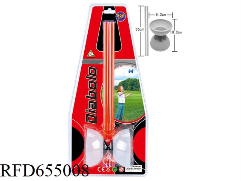 SMALL DIABOLO WITH PLASTIC HANDLE