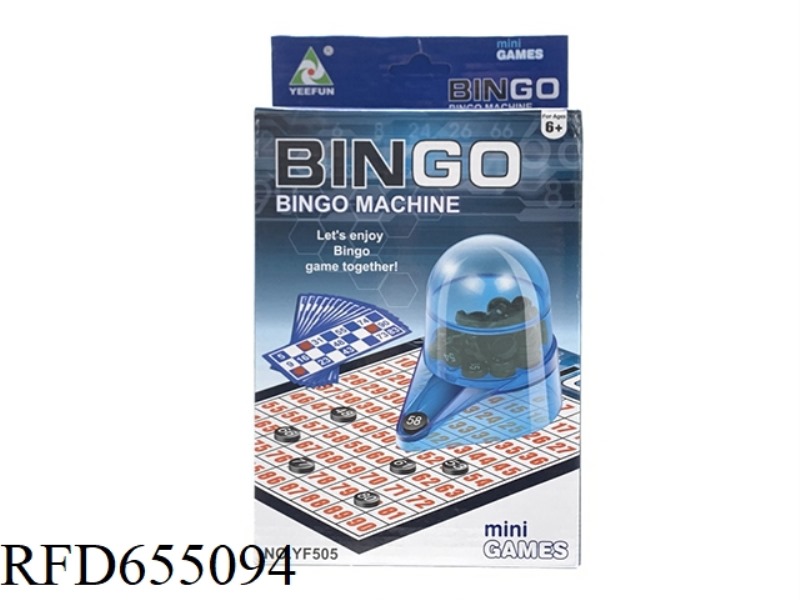 LUCKY BINGO MACHINE 90 YARDS
