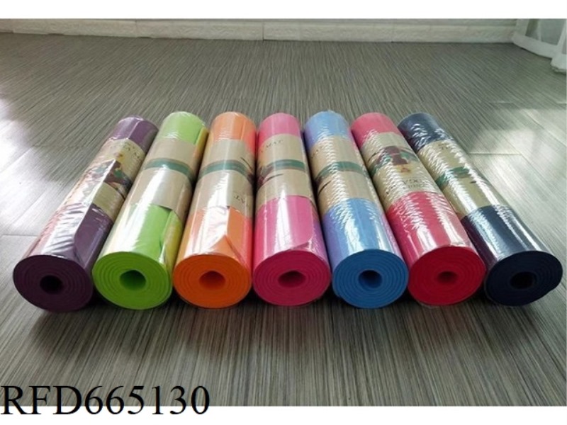 TPE 10MM MONOCHROME YOGA MAT (MAXIMUM OF 4 COLORS PER PIECE)