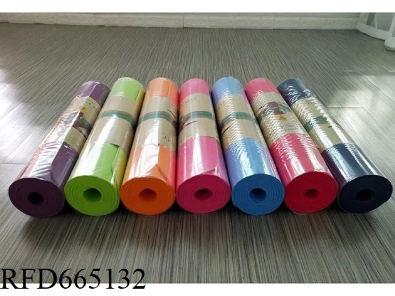 TPE 8MM MONOCHROME WIDENED YOGA MAT (MAXIMUM OF 4 COLORS PER PIECE)