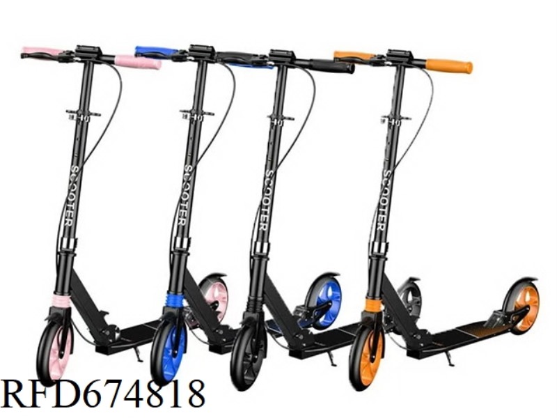 LARGE WHEELS AND LARGE SCOOTERS WITH HANDBRAKES