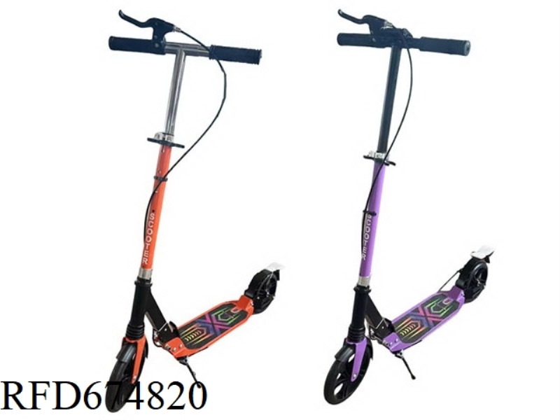 LARGE WHEELS AND LARGE SCOOTERS WITH HANDBRAKES