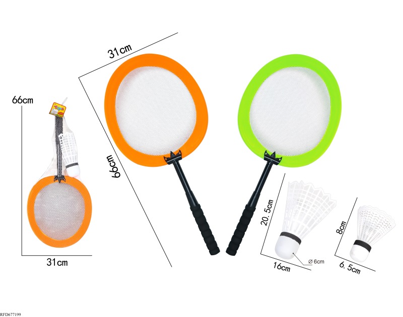 CLOTH LARGE BADMINTON RACKET